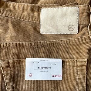AG Everett Straight Leg Corduroy Pants